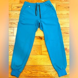 FIGS Tansen Jogger Scrub Pants Teal Size Small
